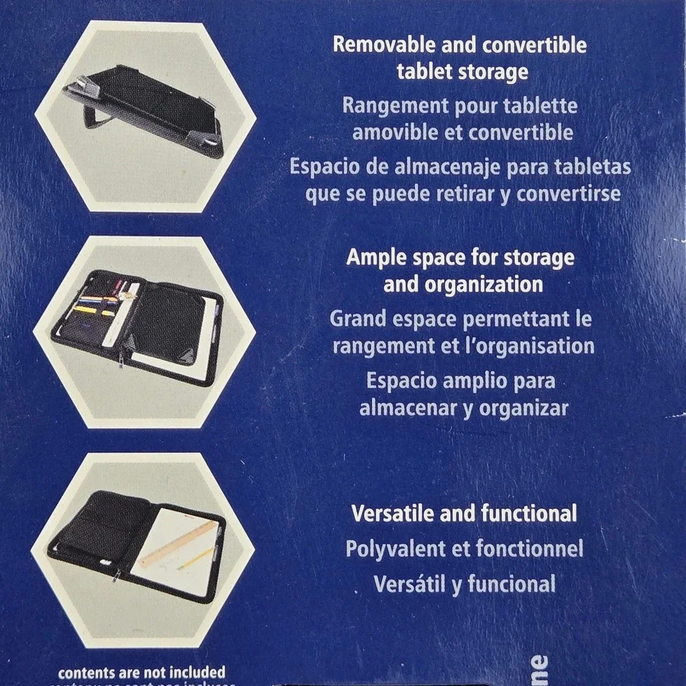 Kobalt Contractor Portfolio Unisex Black Tablet Storage Organizer 0549809 NWT